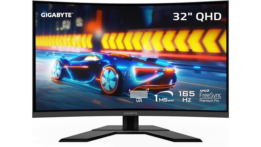 high quality gigabyte g32qc review