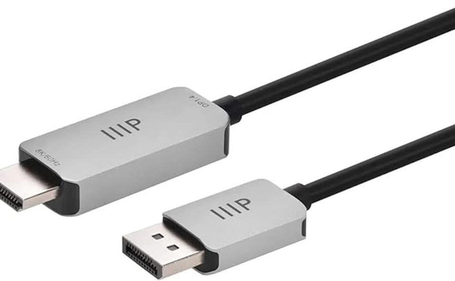 high quality monoprice displayport cable