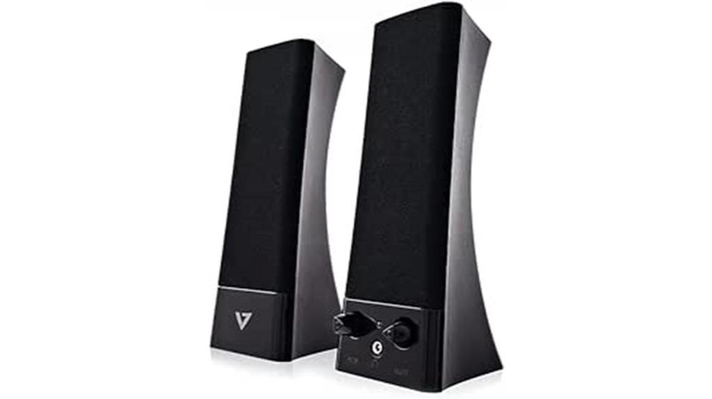 high quality sound from v7 sp2500