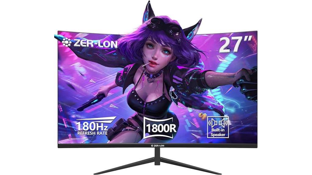 highly rated curved monitor