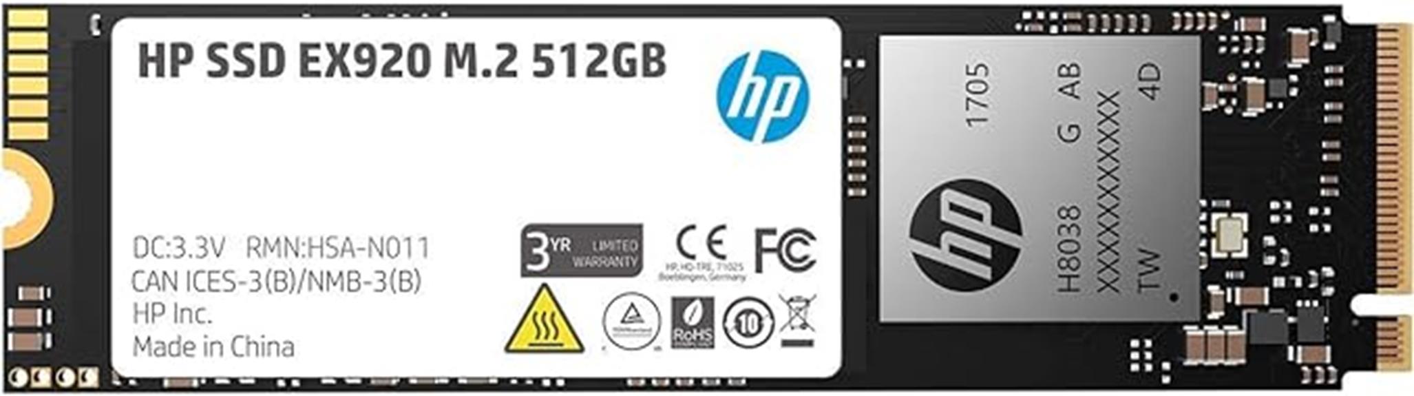hp ex920 ssd analysis
