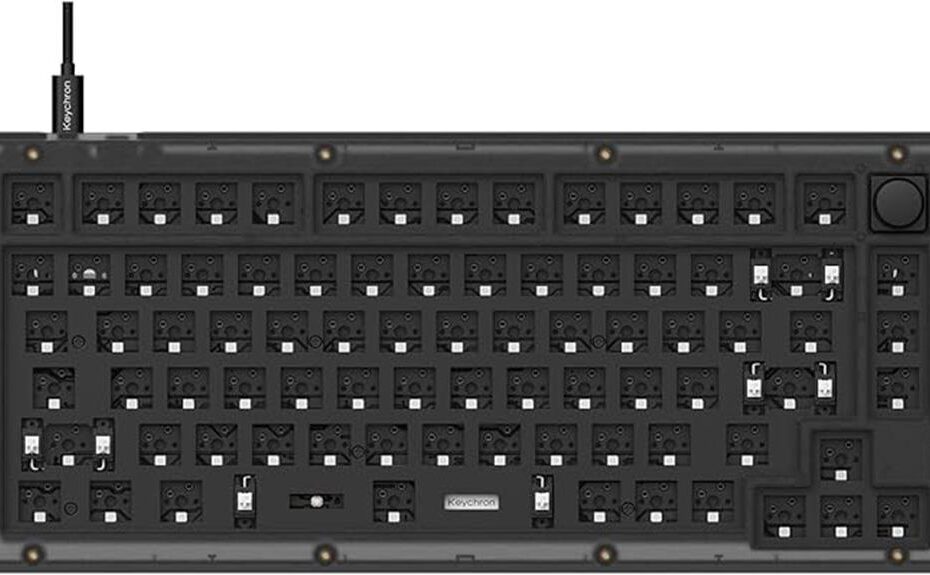 mechanical keyboard with backlighting