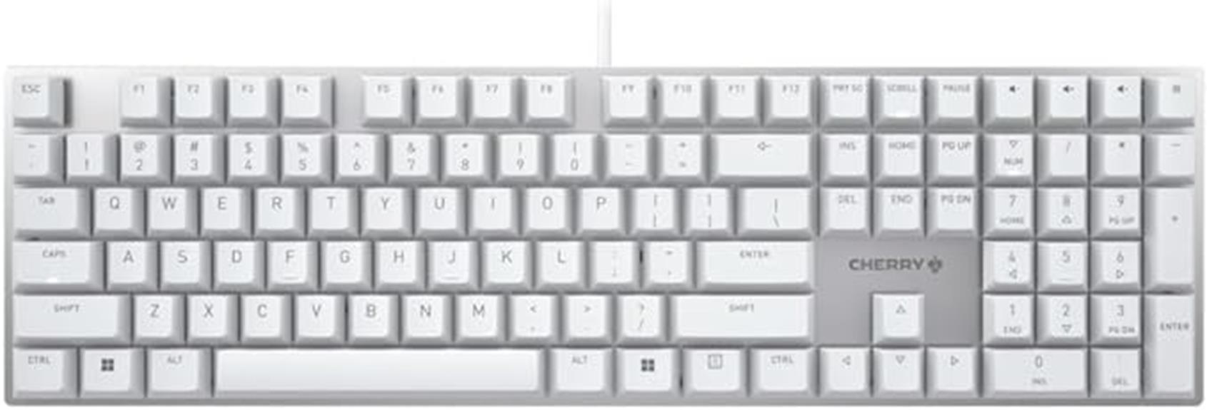 mechanical keyboard with cherry mx switches