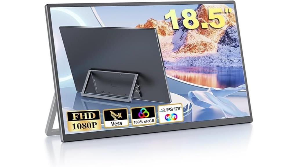 portable display for versatility