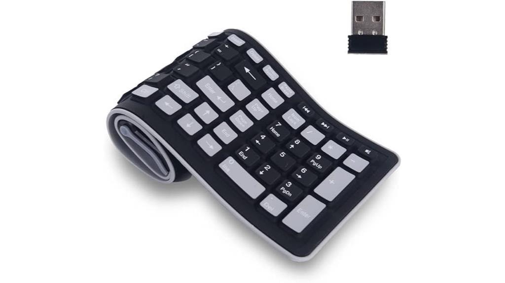 portable flexibile waterproof keyboard
