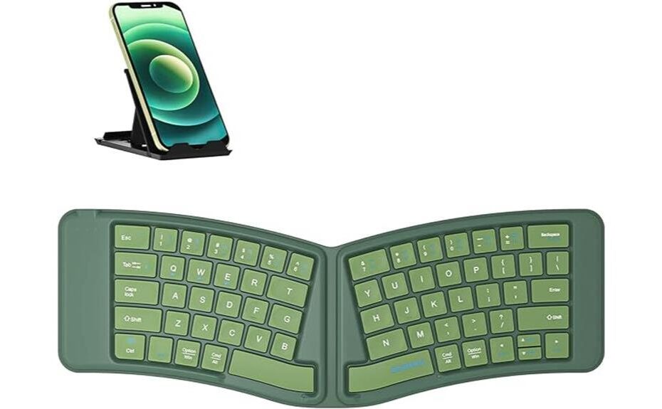 portable foldable ergonomic keyboard
