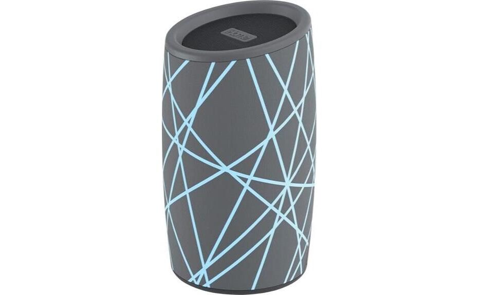 portable speaker with lights