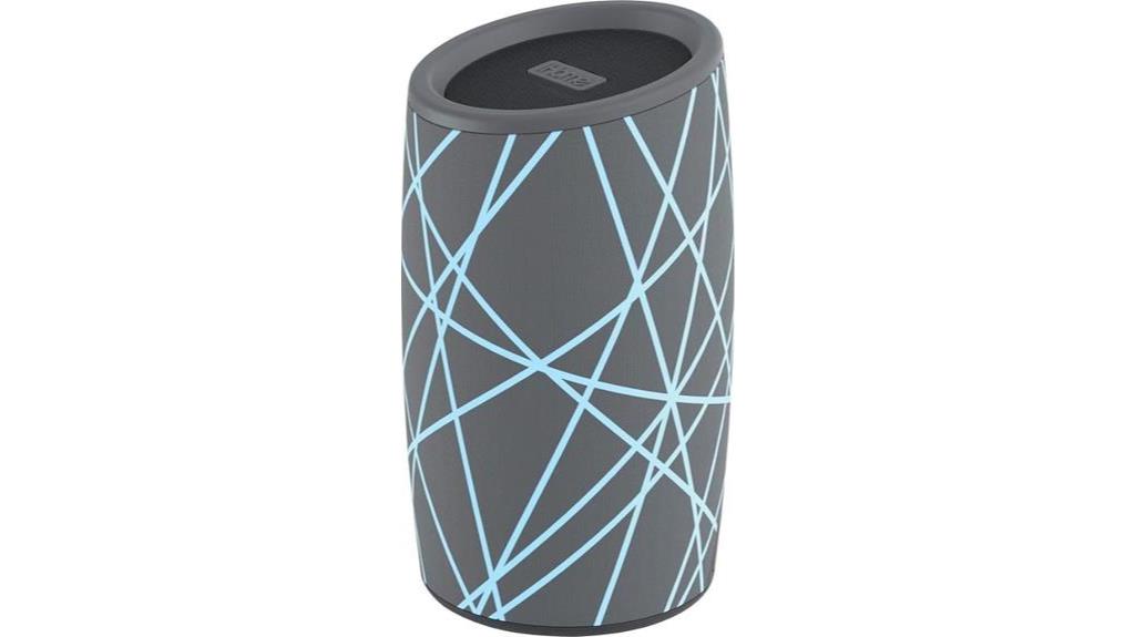 portable speaker with lights