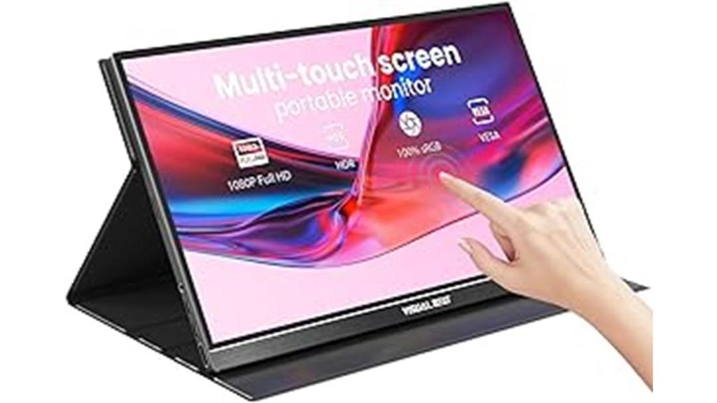 portable touch screen monitor
