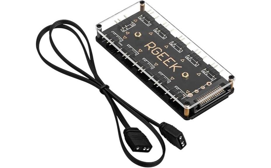 rgb led splitter hub