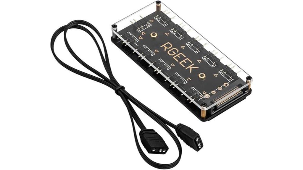 rgb led splitter hub
