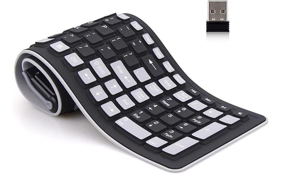 sleek durable wireless keyboard