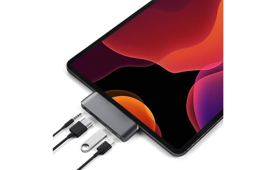sleek type c mobile hub