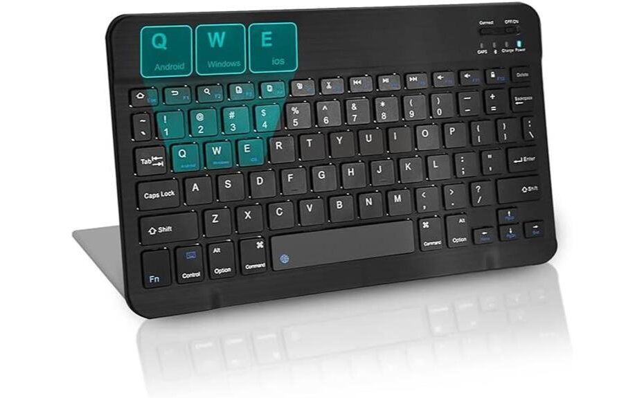 small keyboard for review