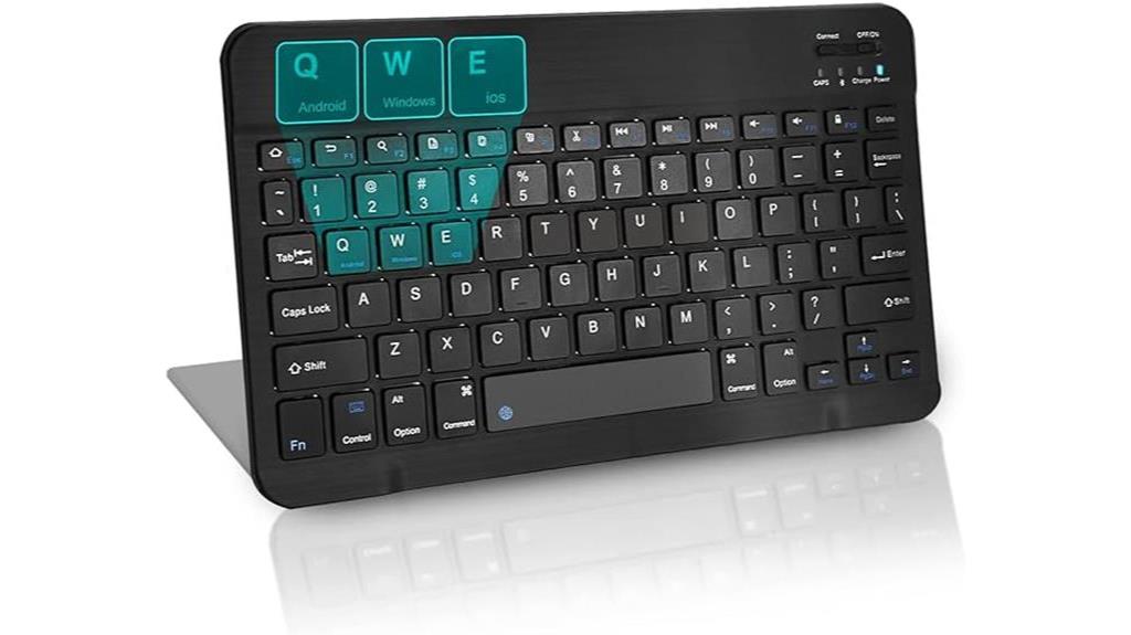 small keyboard for review