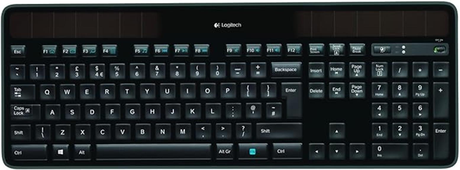 solar powered logitech keyboard review