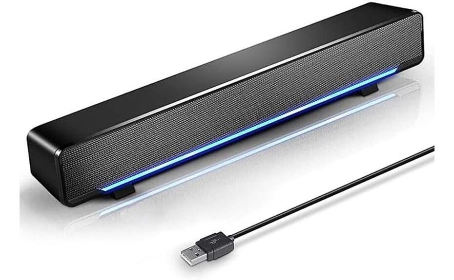 soundbar with led lighting