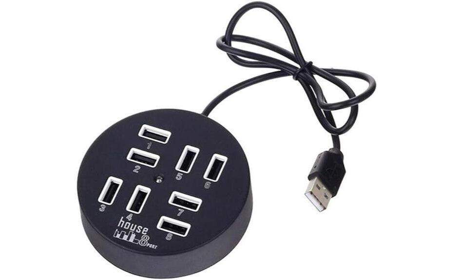 usb hub with 8 ports