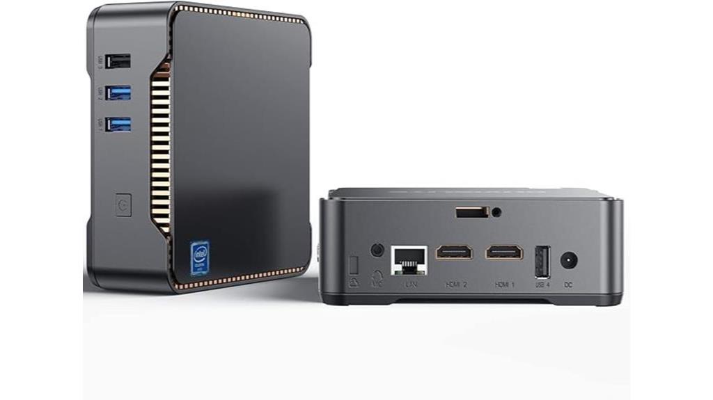 compact pc with sharp display