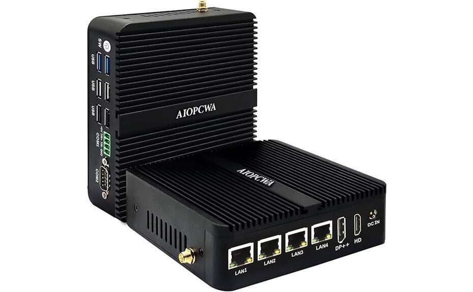 fanless micro firewall quad core