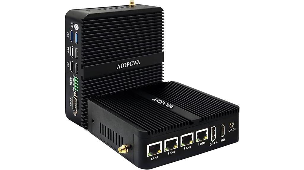 fanless micro firewall quad core