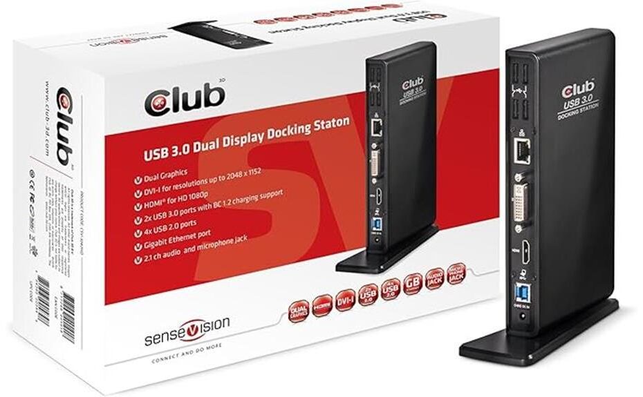club3d dual display docking review