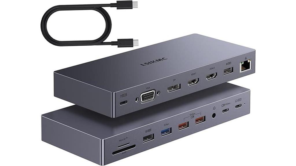comprehensive usb c docking station