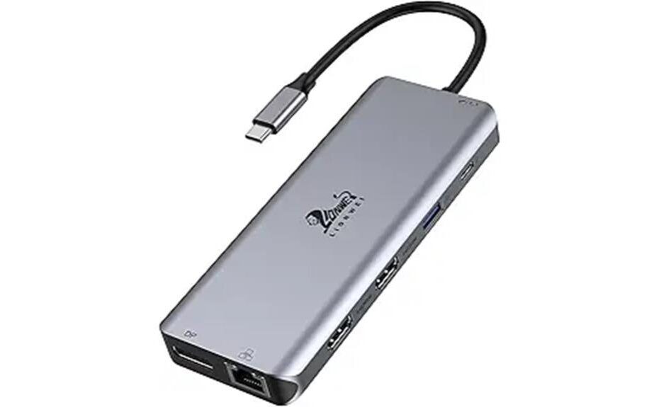 dual monitor usb c docking