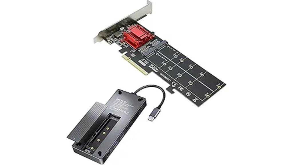 dual nvme docking station review