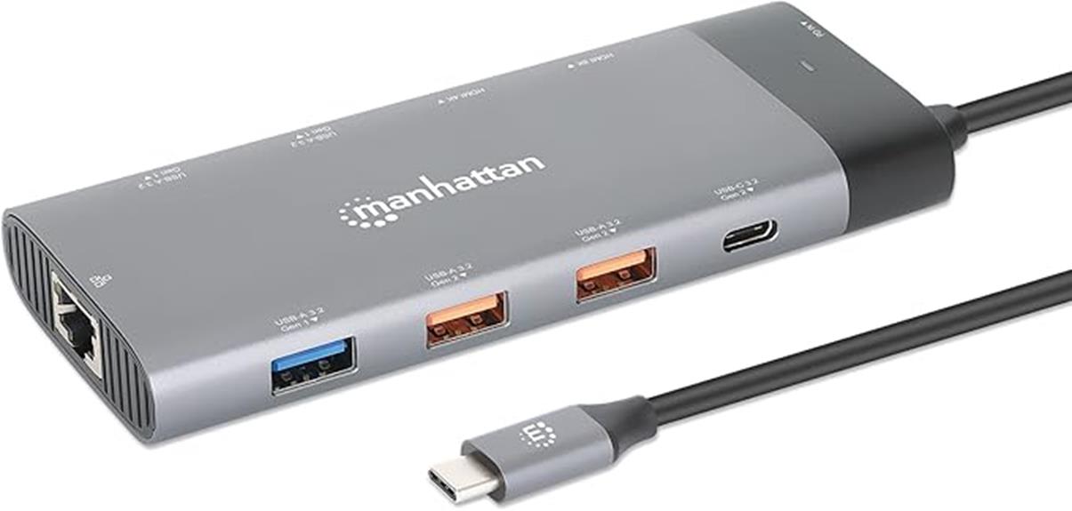 manhattan usb c hub review