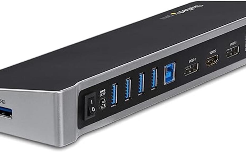 startech triple monitor docking review