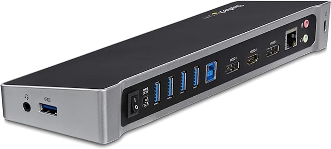 startech triple monitor docking review
