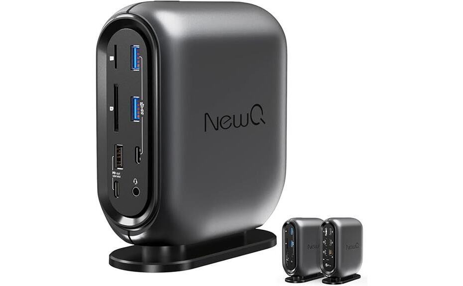 triple monitor usb c docking