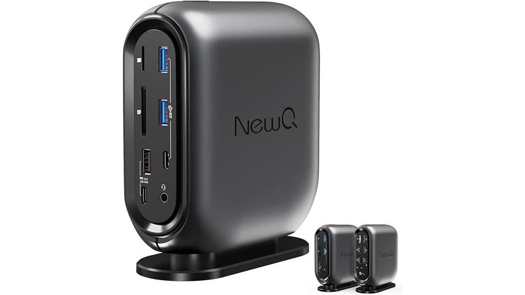 triple monitor usb c docking