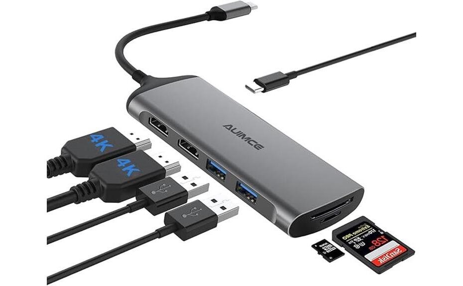 versatile dual hdmi docking station