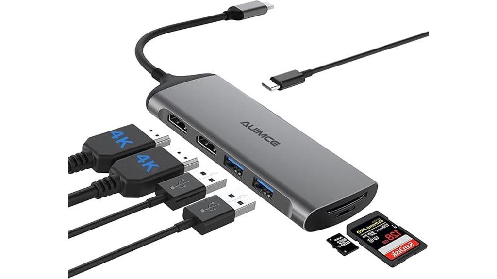 versatile dual hdmi docking station