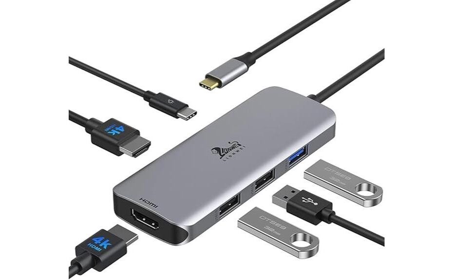 versatile triple display docking station