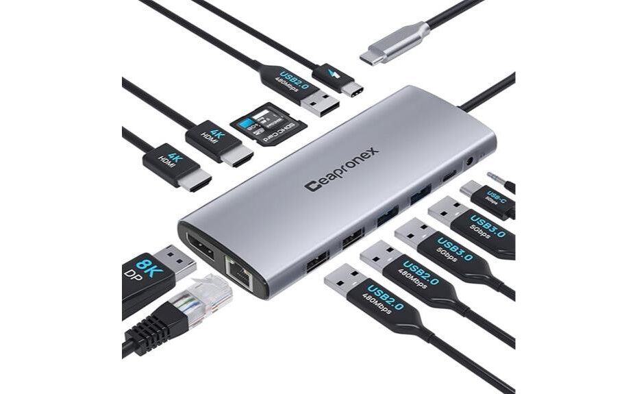 versatile usb c docking station
