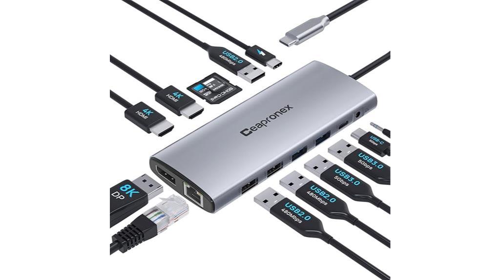 versatile usb c docking station