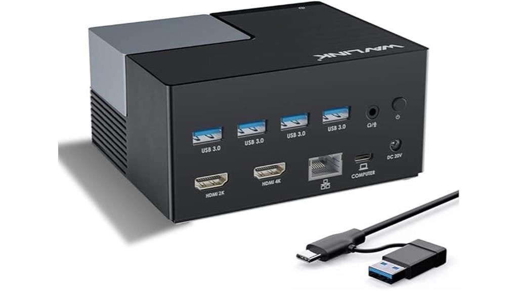 wavlink usb c dock review