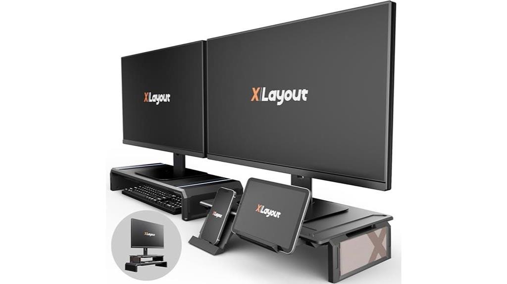x central monitor riser review