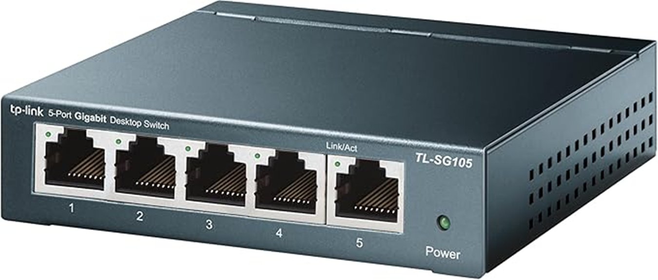 reliable five port gigabit switch