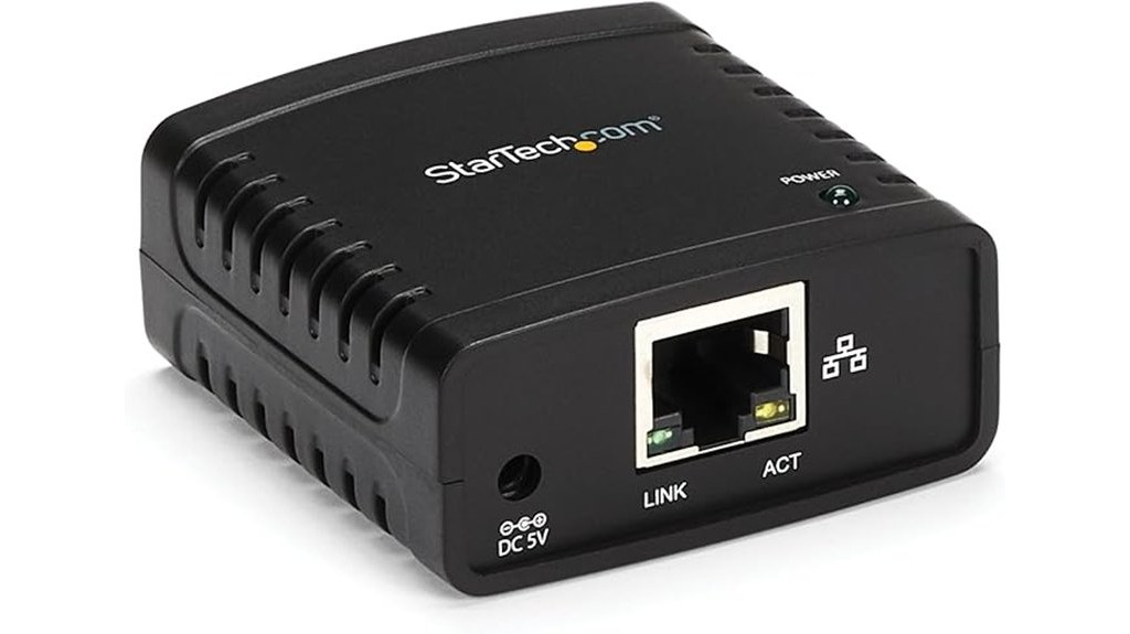 startech com print server evaluation